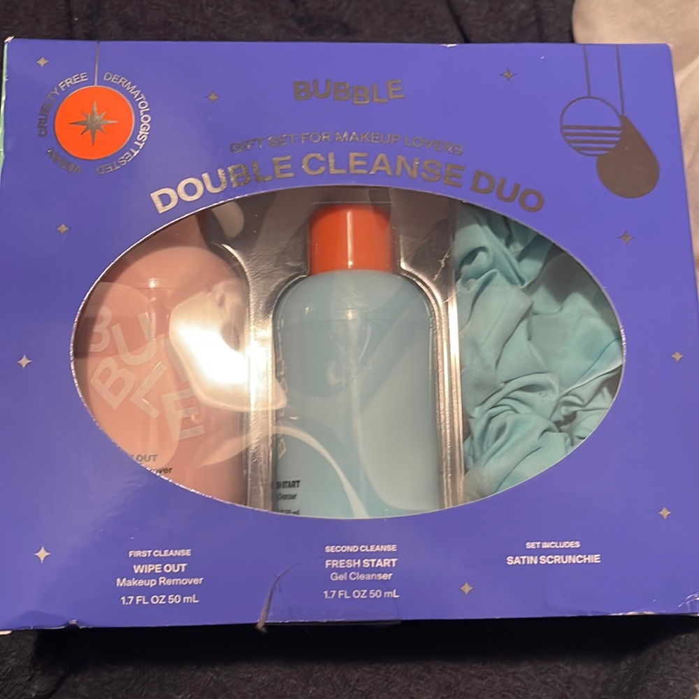 BUBBLE double cleanse duo gift set
